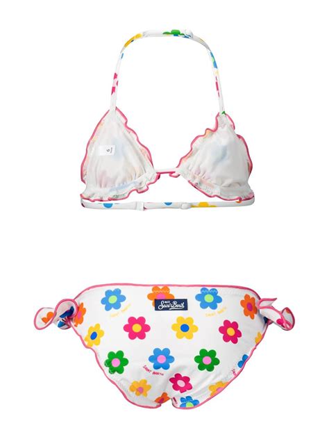 MC SAINT BARTH Bikini CRIS White For Girls NICKIS