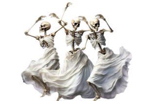 Dancing Skeletons Graphic By Nayem Khan Creative Fabrica