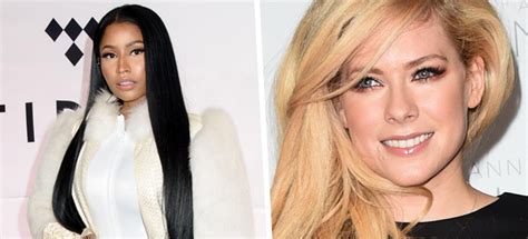 Dumb Blonde Nicki Minaj Avril Lavigne Fans In Frenzy Over