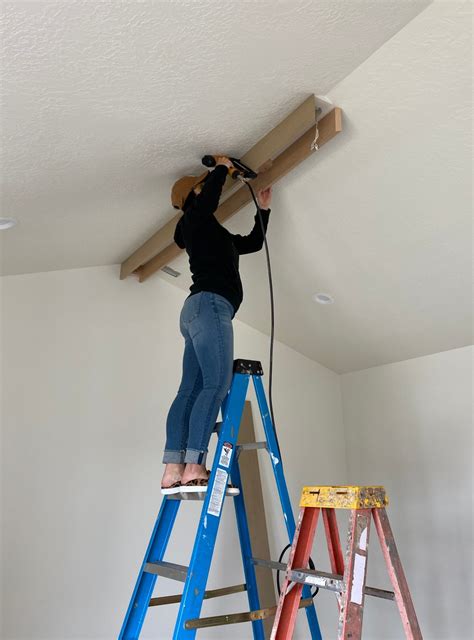 How To Install A Beam On Vaulted Ceiling The Best Picture Of Beam