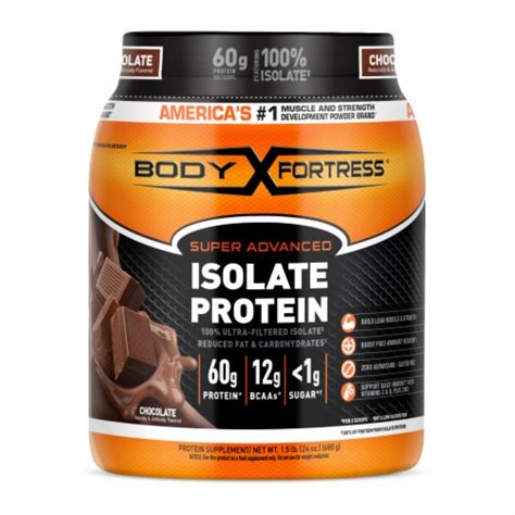 Body Fortress® Super Advanced Isolate Chocolate Protein Powder 24 Oz Kroger