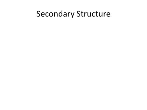 Secondary Structure Ppt Download