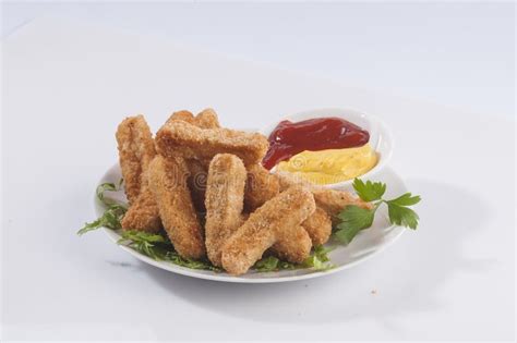 Breaded Fish Fingers Stock Photo Image Of Fingers Cuisine 90285340