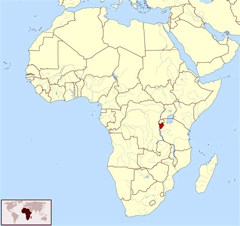 Burundi Location On Map