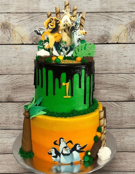 50 Madagascar Cake Design Images Cake Gateau Ideas 2020 Safari