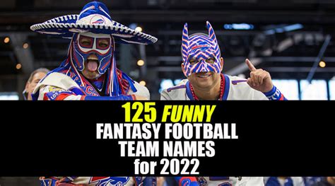 125 Funny Fantasy Football Team Names 2022 Athlon Sports