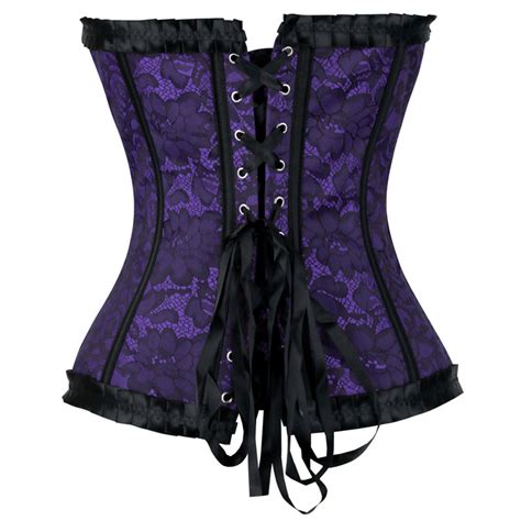 Floral Brocade Corset M