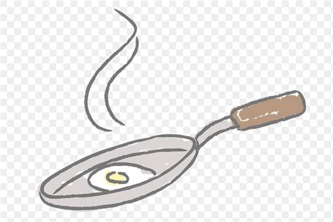 Fresh Cooked Fried Egg On A Pan Premium Png Sticker Rawpixel