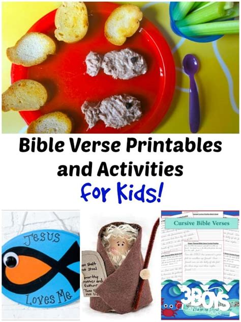 Bible Activities For Kids Printables