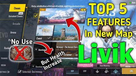 Season 14 Update Top 5 Features In New Map Livik 0190 Update Pubg