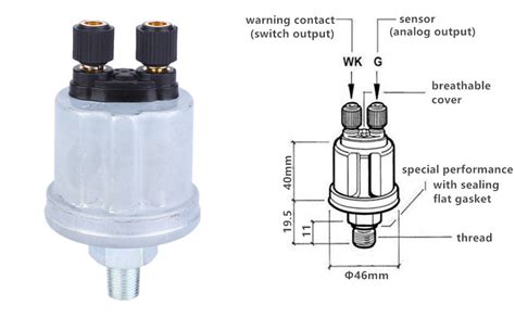 Amazon Oil Pressure Sender VDO Oil Pressure Sending Unit 0 10 Bar