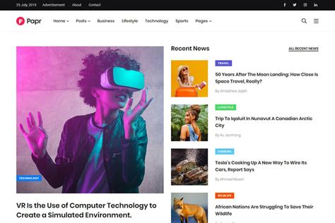 20 Best News Website Templates To Create News Website Edition