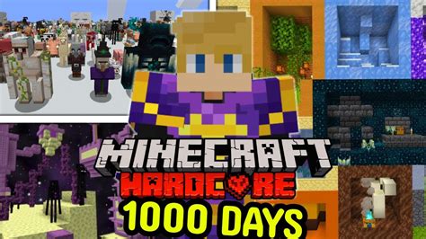 I Survived 1000 Days In Hardcore Minecraft Again FULL MOVIE YouTube