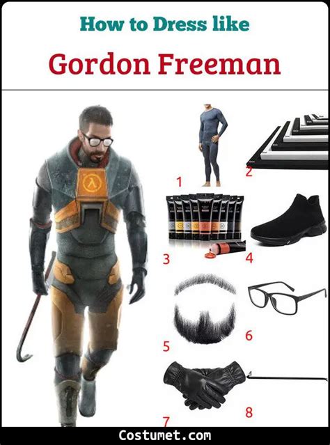 Gordon Freeman (Half-Life) Costume for Halloween