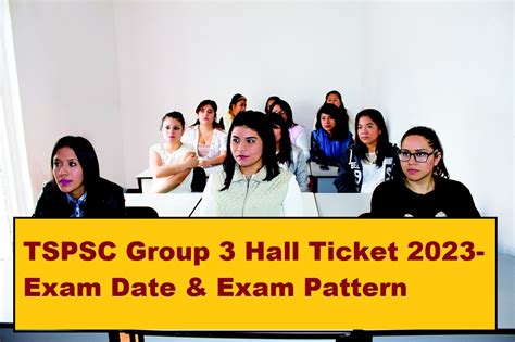 TSPSC Group 3 Hall Ticket 2023 Exam Date Exam Pattern