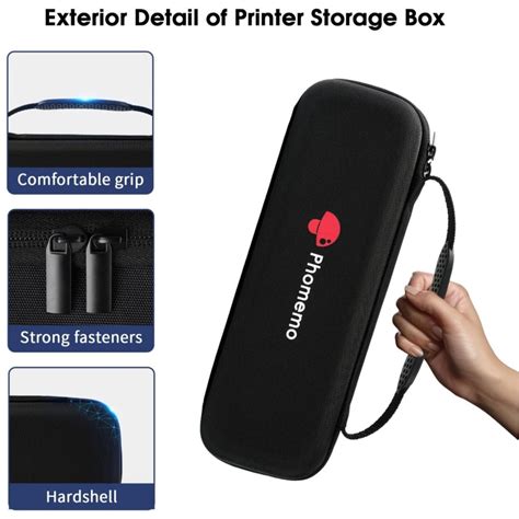 Phomemo M832 Portable Printer Black Storage Bag