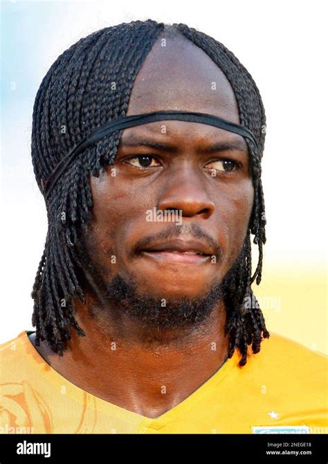 Ivory Coast S Gervais Yao Kouassi Listens To The National Anthem Ahead