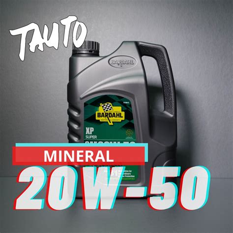 Genuine Bardahl Super Xp W Mineral Engine Oil L Shopee