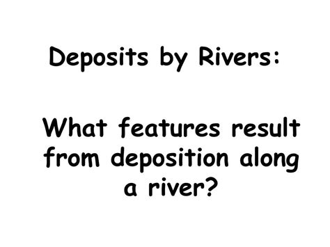 Ppt Water Erosion How Do Processes Involving Water Change Earths