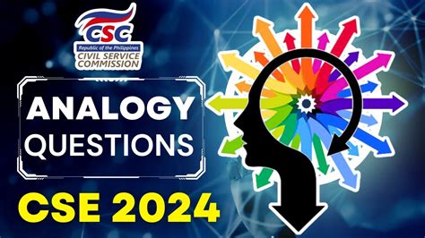 CSE REVIEWER Analogy Test Career Service Exam 2024 YouTube