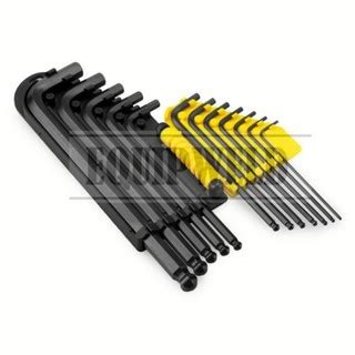 STANLEY 69 257 LONG ARM BALL POINT 12PCS HEX KEY ALLEN KEY SET