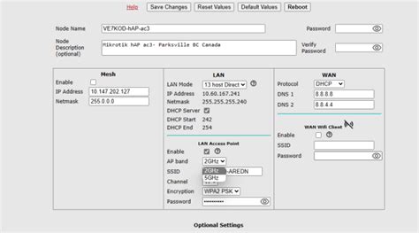 MikroTik HAP Ac3 Switch Vs Mesh Config Amateur Radio Emergency Data