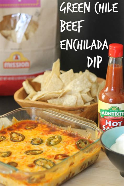 Green Chile Beef Enchilada Dip Recipe