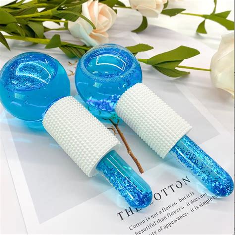 Buy Pcs Ice Roller Globes Facial Roller Cold Skin Massagers Crystal