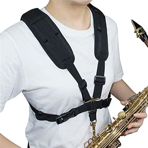 adorence Sangle Saxophone Rembourrée Sangle Harnais Saxophone Pour