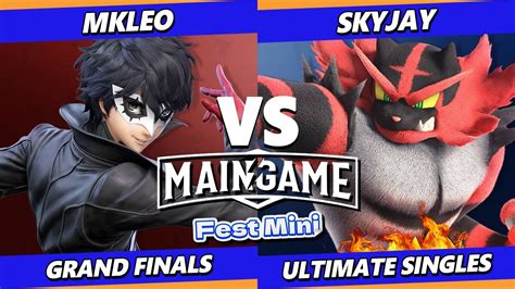 Maingame Fest Mini Grand Finals Mkleo Joker Vs Skyjay Incineroar Smash Ultimate Ssbu