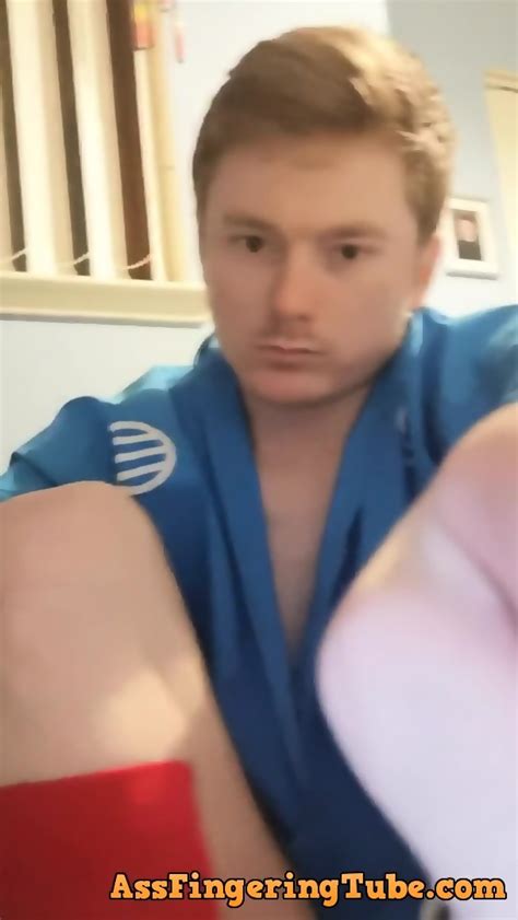 Stroking My Hard Cock And Cumming With A Finger In My Ass