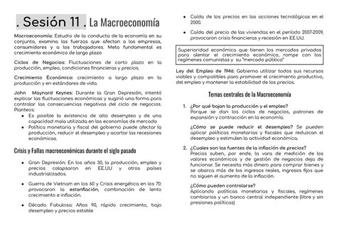 Resumen de 2do parcial sesiones 11 a 19 Sesión 11 La