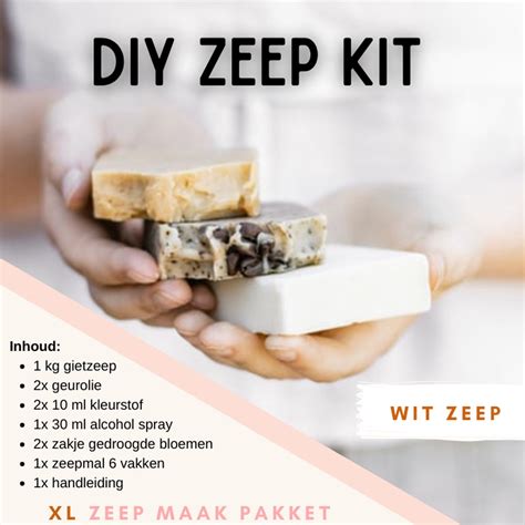 Zeep Maken Pakket Diy Kit Xl Witte Gietzeep Zeep Maken Zeepjes