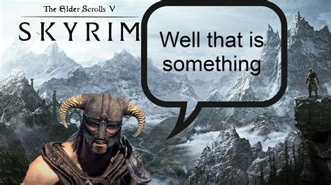 Did You Know That In Skyrim Youtube