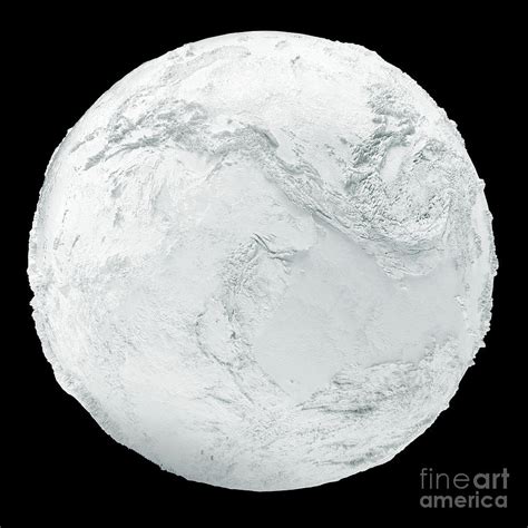 Snowball Earth Photograph By Claus Lunau Science Photo Library Fine