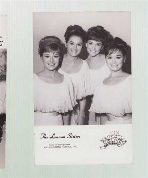 2 Postcards From The Lennon Sisters Singers W Lawrence Welk Secretary Signed 4631927117