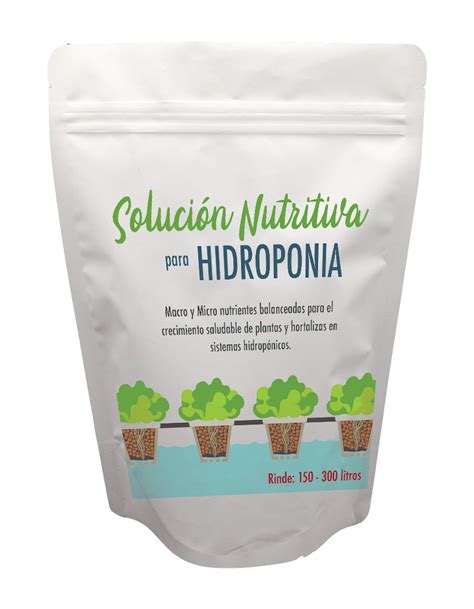 Solución Nutritiva Para Hidroponia The Green Society