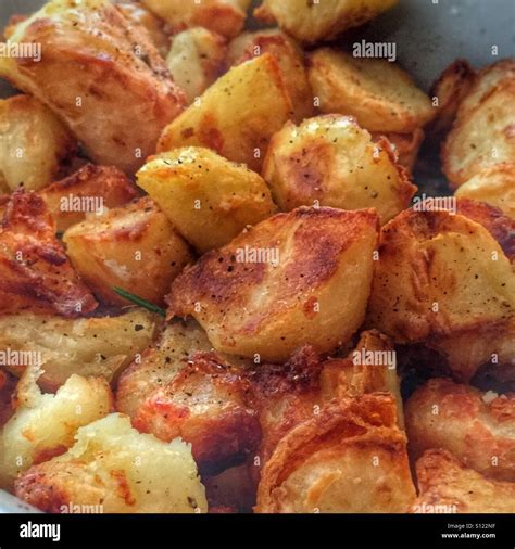 Perfect Roast Potatoes Hi Res Stock Photography And Images Alamy