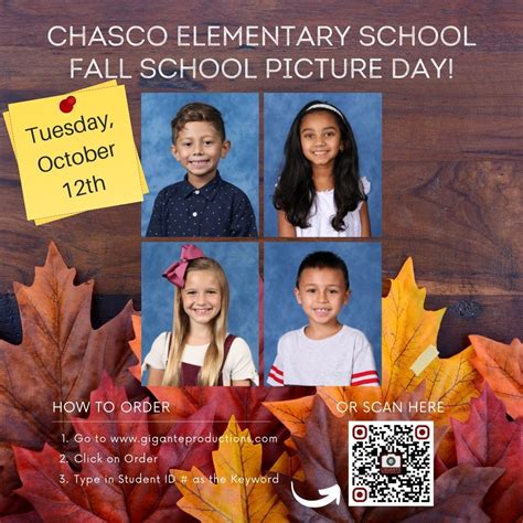 School Picture Information | Chasco Elementary