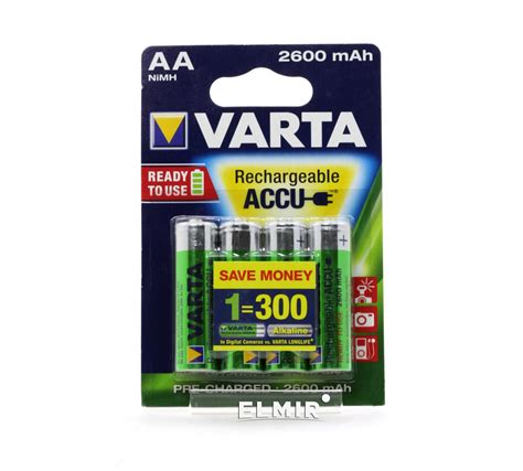 Varta Rechargeable Accu Aa Hr Ni Mh Mah Bl