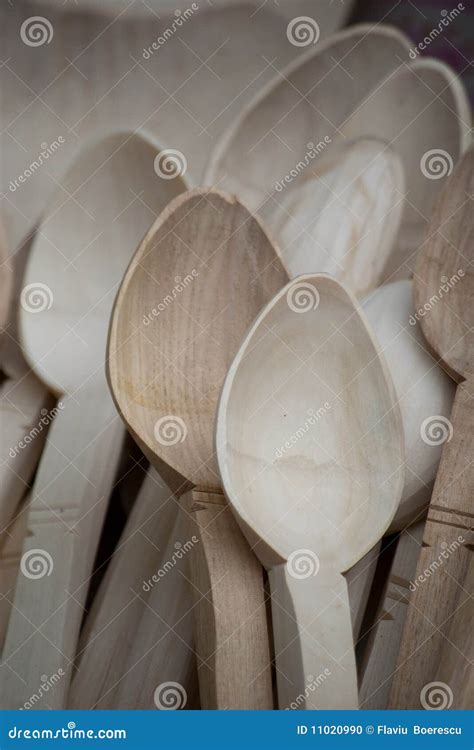 Wodden Spoons Stock Photo Image Of Kitchen Tool White 11020990