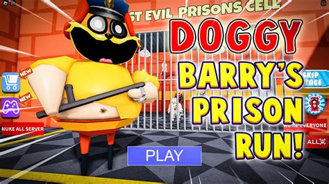 New Doggy Barrys Prison Run 🤣💀 Roblox First Person Obby Escape