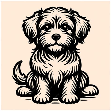 Premium Vector Dog Silhouettes Vector