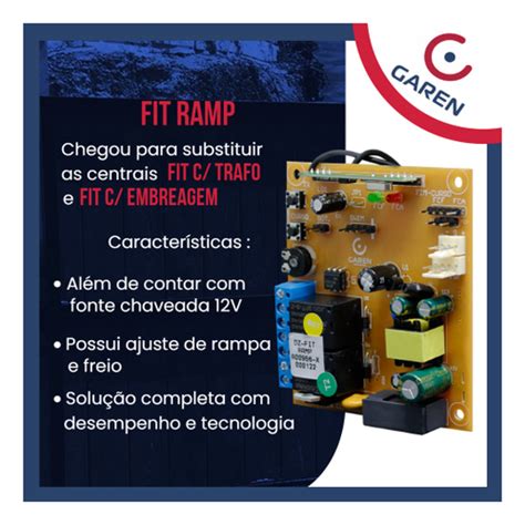 Placa Central De Comando Classic Fit Ramp Controle Garen Em