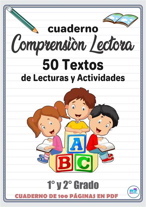 Cuaderno Comprensión Lectora 50 textos de lecturas y actividades