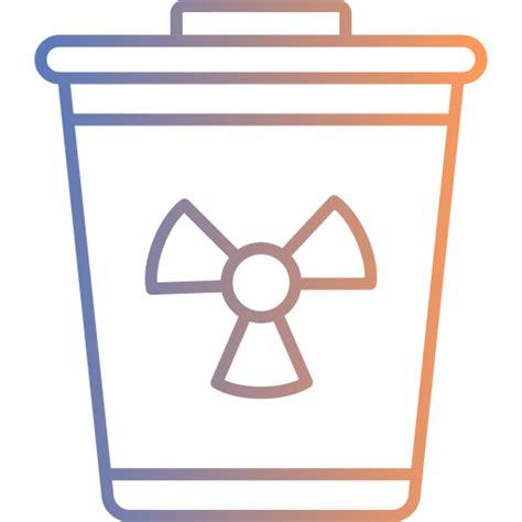 Toxic waste Generic gradient outline icon