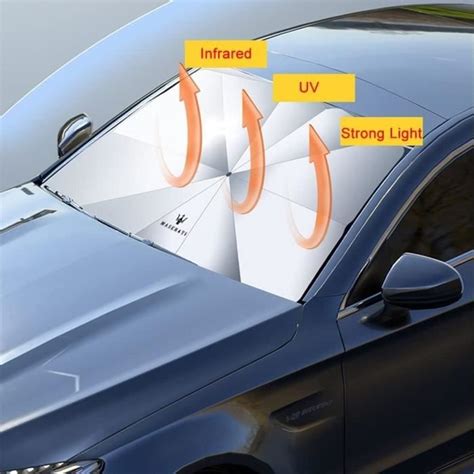 Voiture Pare Brise Avant Pliable Pare Soleil Voiture Anti Uv Et La