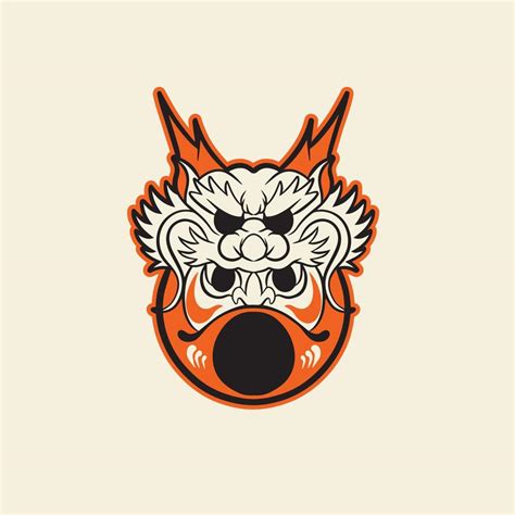 Japan Symbol Daruma Doll Vector Illustration 17667735 Vector Art At