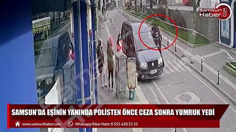 Eşini hastaneye götürürken hem ceza yedi hem de polisten yumruk