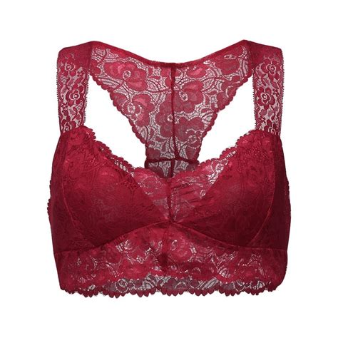 Tuwabeii Plus Size Bra For Womens New Vest Crop Wire Free Lingerie V